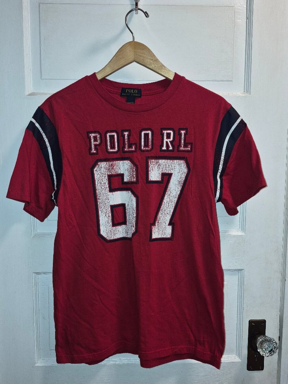 Ralph Lauren Polo Football Style T-Shirt Youth XL
